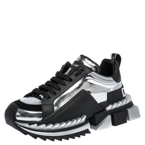 dolce gabbana sneakers silver|dolce and gabbana sneakers 2020.